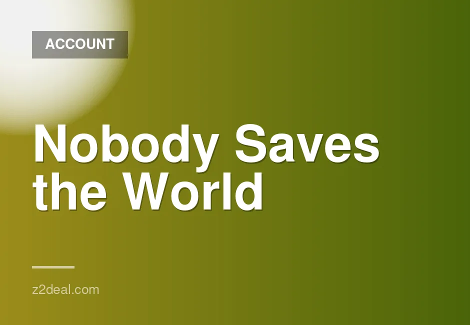 New Steam Account for Nobody Saves the World with No Playtime and Fast Delivery