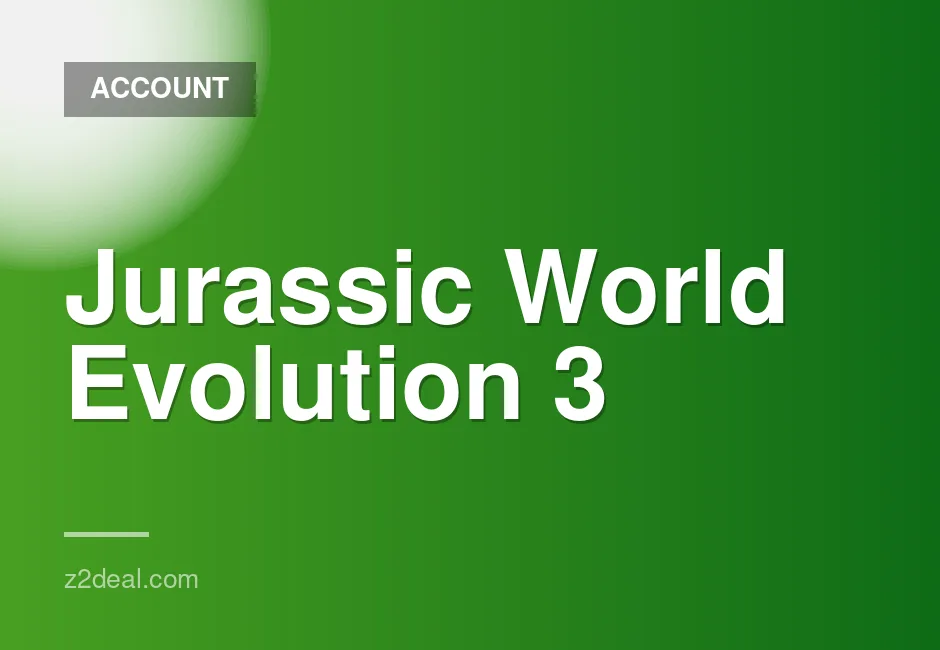 Jurassic World Evolution 3 Premium Edition with Gift Card