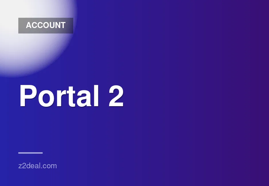 Affordable Steam Account for Portal 2 Game