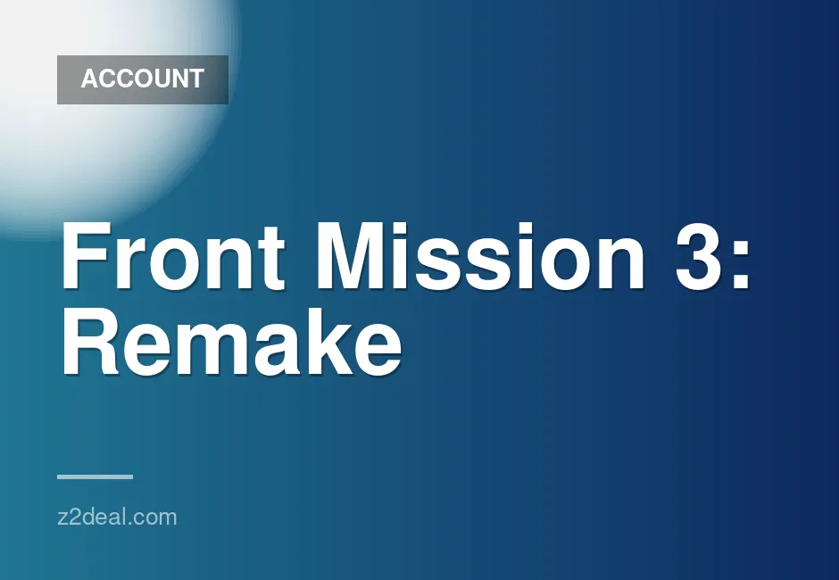 Front Mission 3 Remake digital game for Nintendo Switch with sub-number