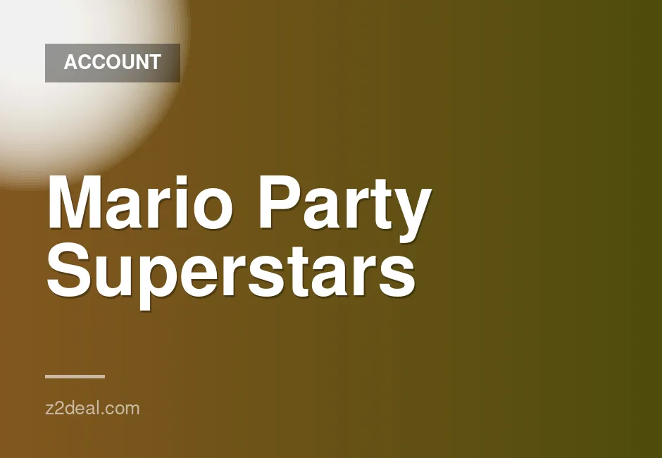 Mario Party Superstars digital edition for Nintendo Switch with sub-number