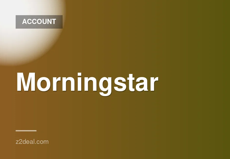 Morningstar Premium Account - 3 Month Shared Access with Instant Delivery and Warranty