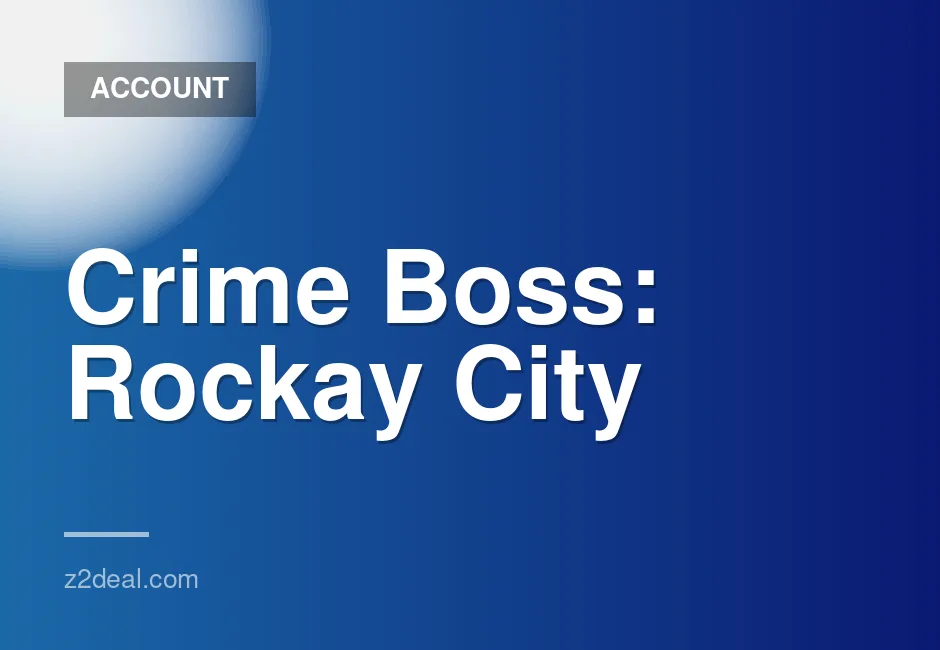 PS5 K1 Account for Crime Boss: Rockay City Digital Game