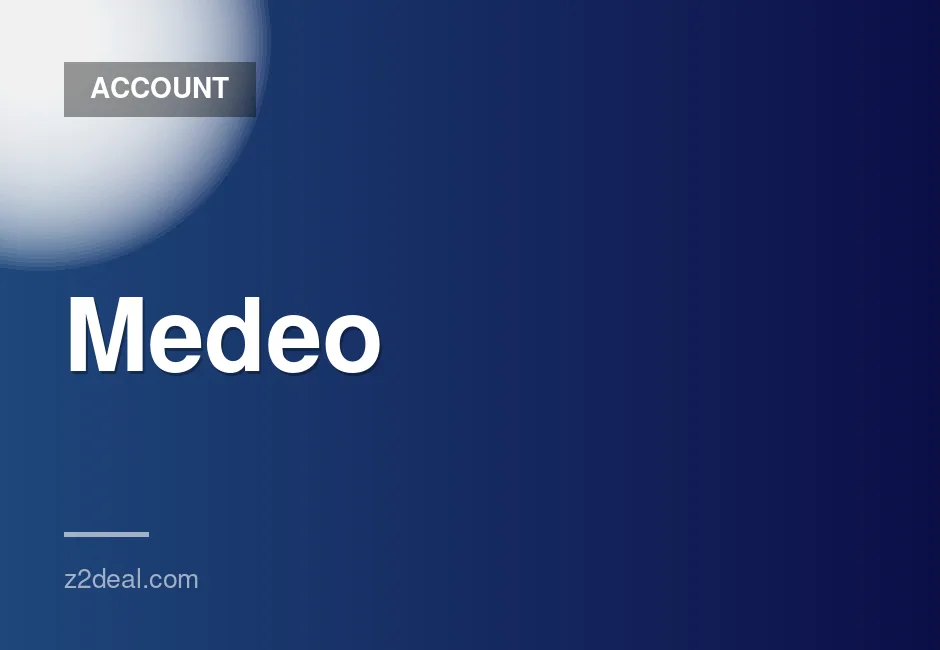 Medeo Pro Plan - Private Account with 1 Month Warranty