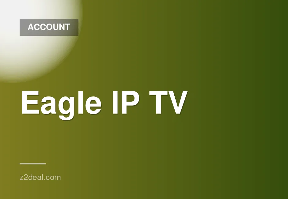Eagle 4K IPTV Subscription for 6 Months with Stable Server and EPG Included