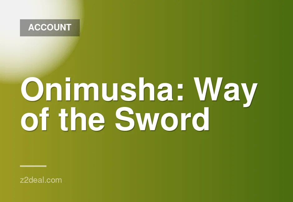 Onimusha: Way of the Sword digital game for Nintendo Switch account