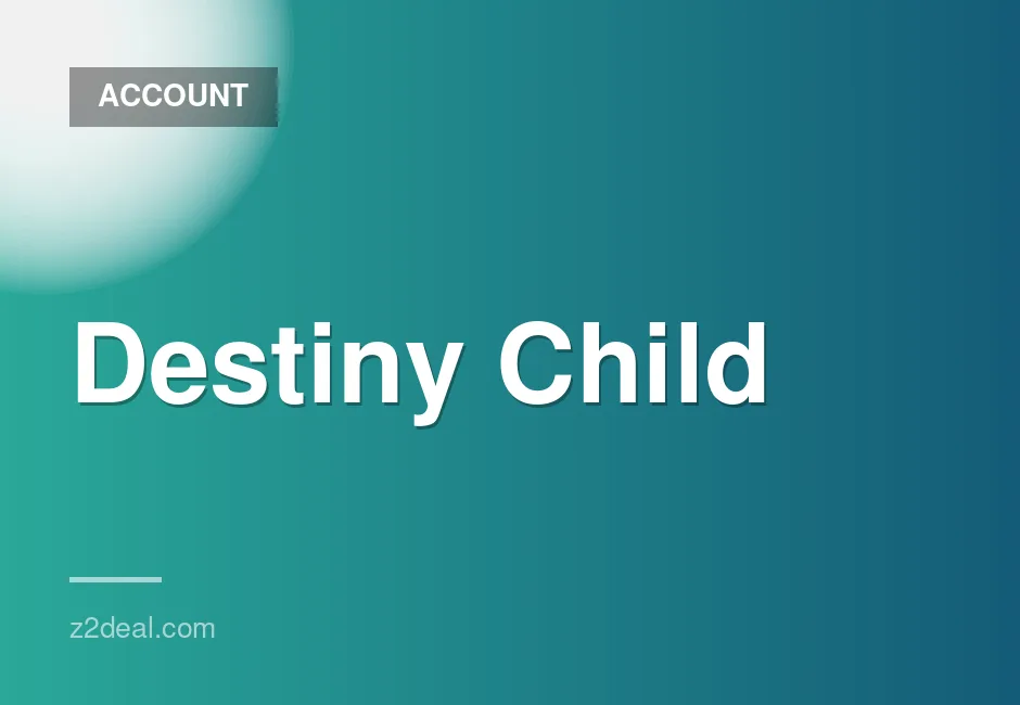 Unbound initial self-draw Destiny Child account for sale