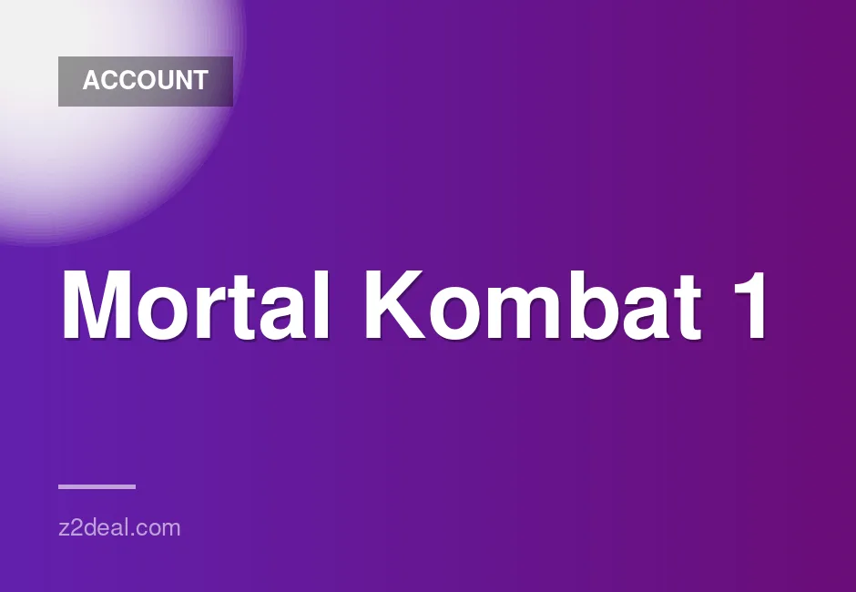 Mortal Kombat 1 Steam Account with Instant Delivery and Free Game Choice