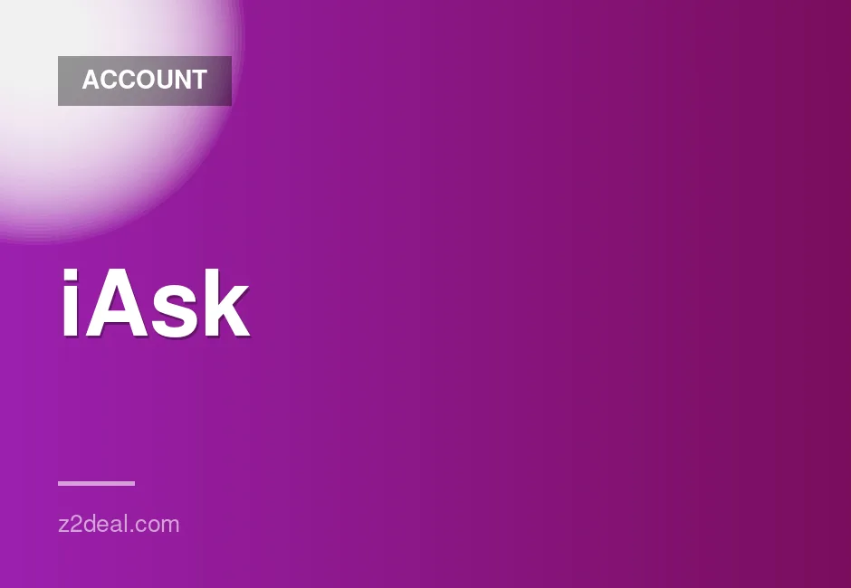 iAsk AI Pro private account with 6 months free access