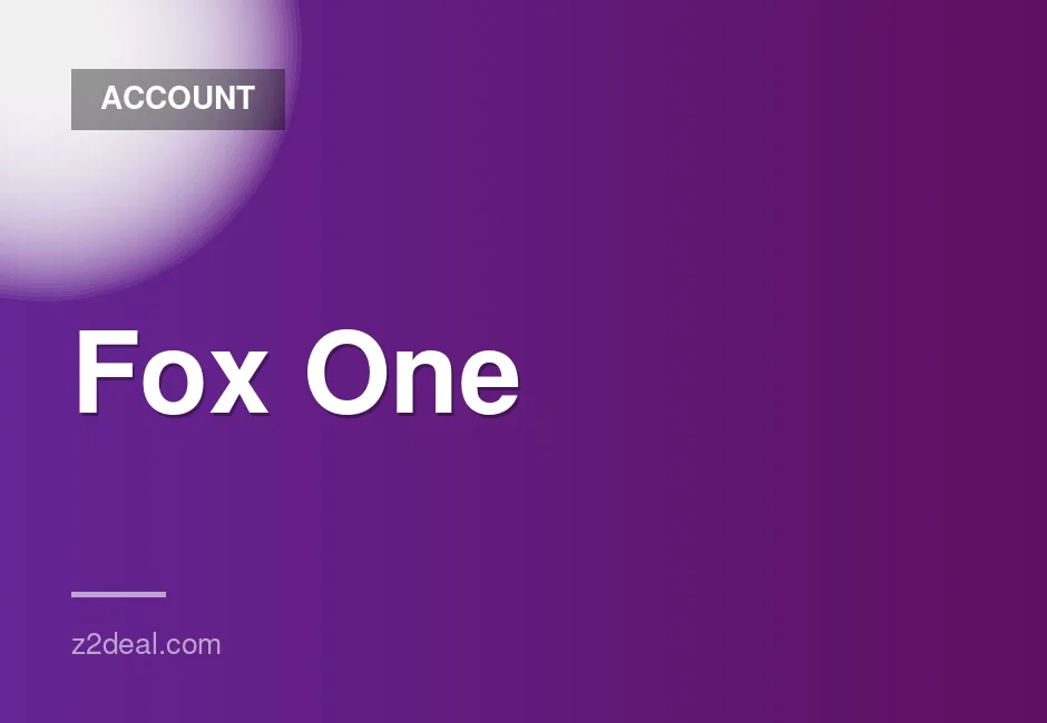 FOX ONE Premium Plan 4K - Instant Delivery, 1 Month Warranty, Auto Renewal