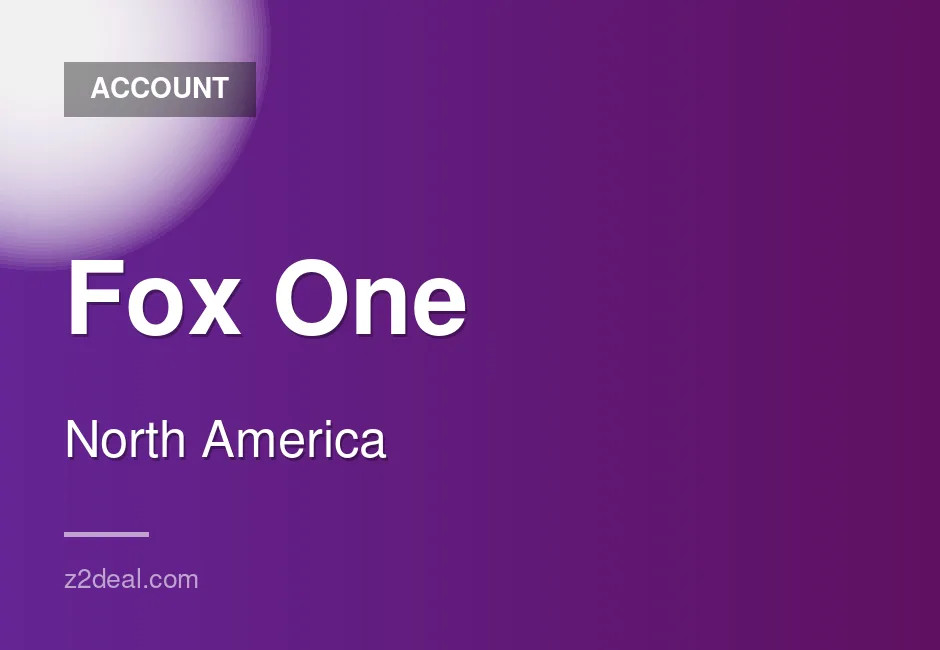 Fox One with ESPN Unlimited Subscription (USA) - 3 Month Warranty Included