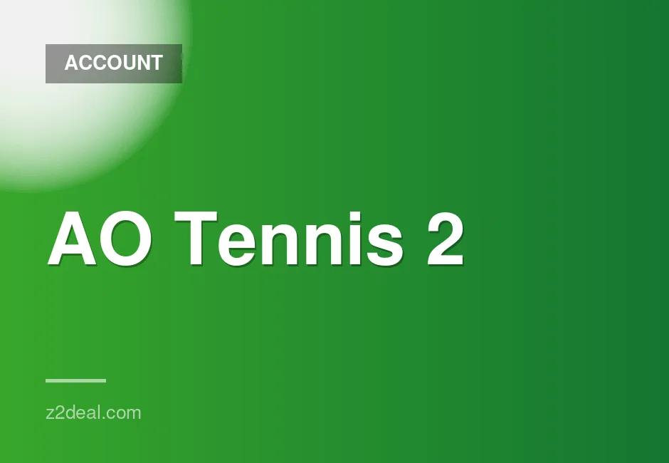 AO Tennis 2 digital game for Nintendo Switch with unique subscription number