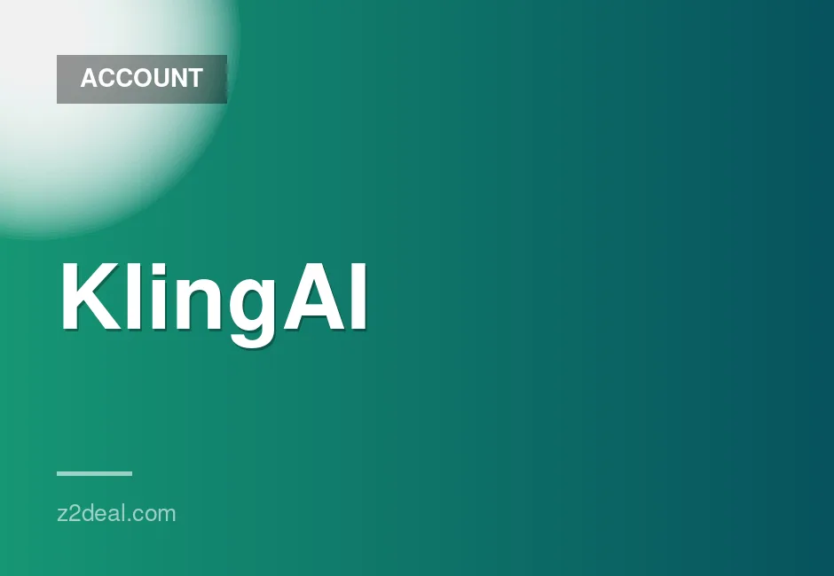 Kling AI Standard Subscription - 1 Month Access with Quick Delivery