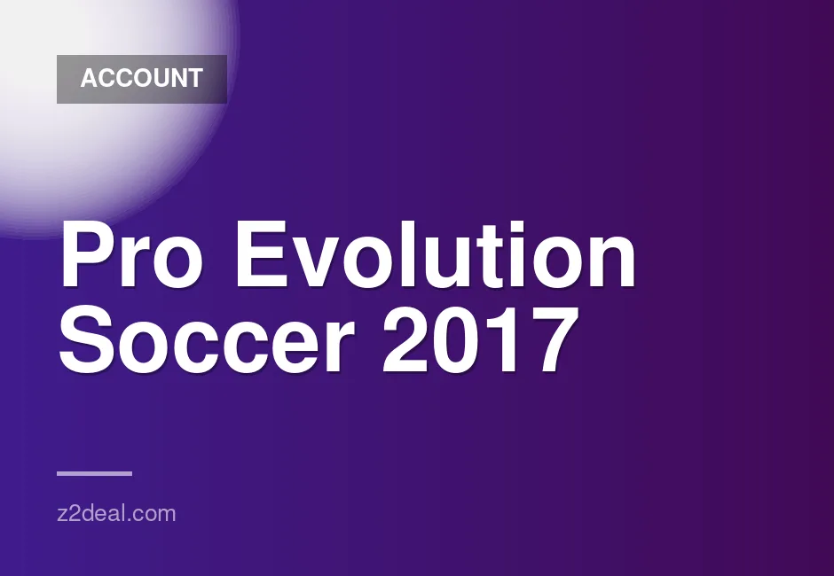 Pro Evolution Soccer 2017 Steam Account with Extra Games and Full Access - No VAC Ban