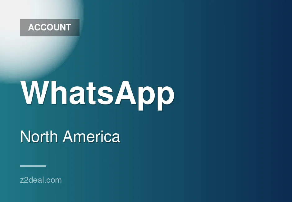 WhatsApp accounts from USA, UK, and Poland - instantly available for use