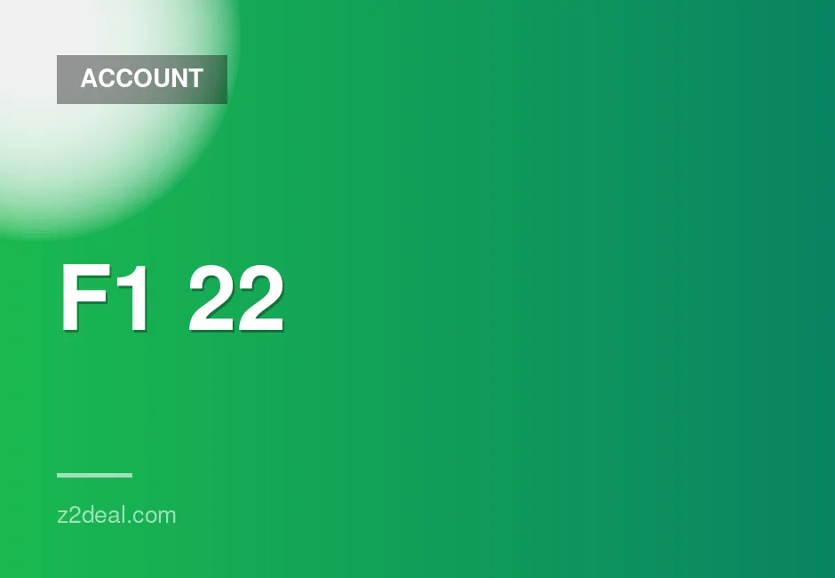 F1 22 game account with fast delivery, unlimited access, and warranty for online play on PC