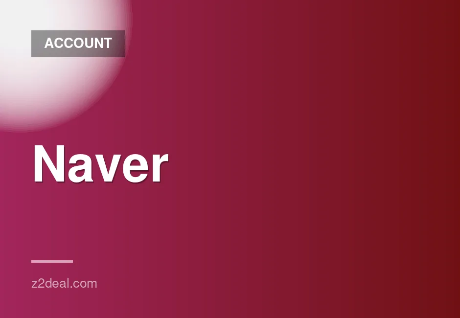 New Naver Account for Sale - Secure and Fast Delivery