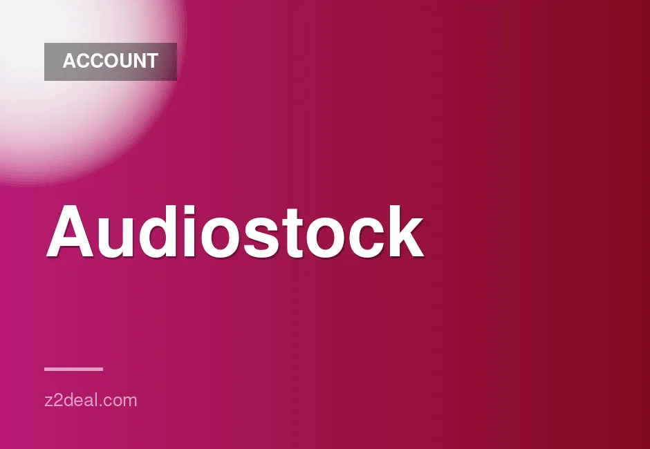 Unlimited Audiostock Access for 1 Month - Fresh Private Account