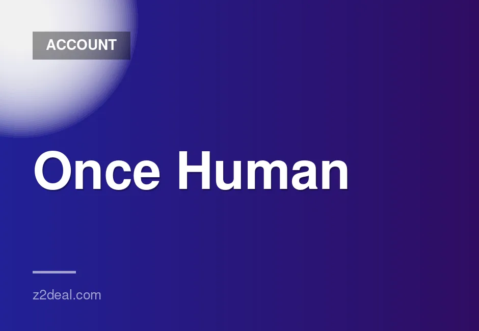 Once Human Steam Game Account for Sale