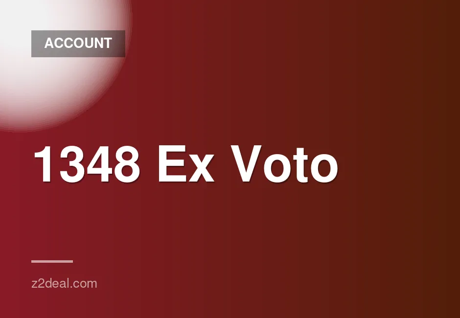 1348 Ex Voto game account for offline STEAM access