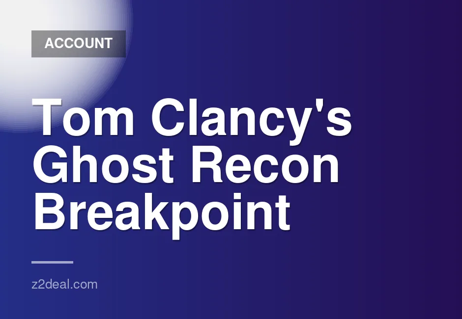 Ghost Recon Breakpoint Full Game Account for PS4 and PS5 - buyer-protected