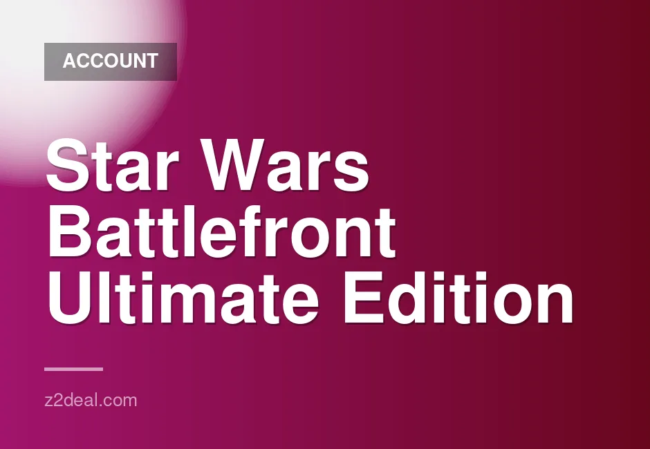 Ultimate Edition Star Wars Battlefront Game Accounts for Sale