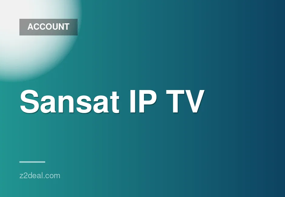 Sansat IPTV 3-Month Subscription for 4K and 8K Streaming with Worldwide Channels and VOD