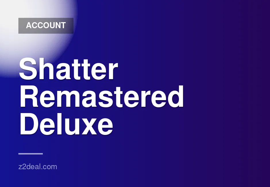 Shatter Remastered Deluxe for Xbox One and Series X|S with Original Email and Full Access