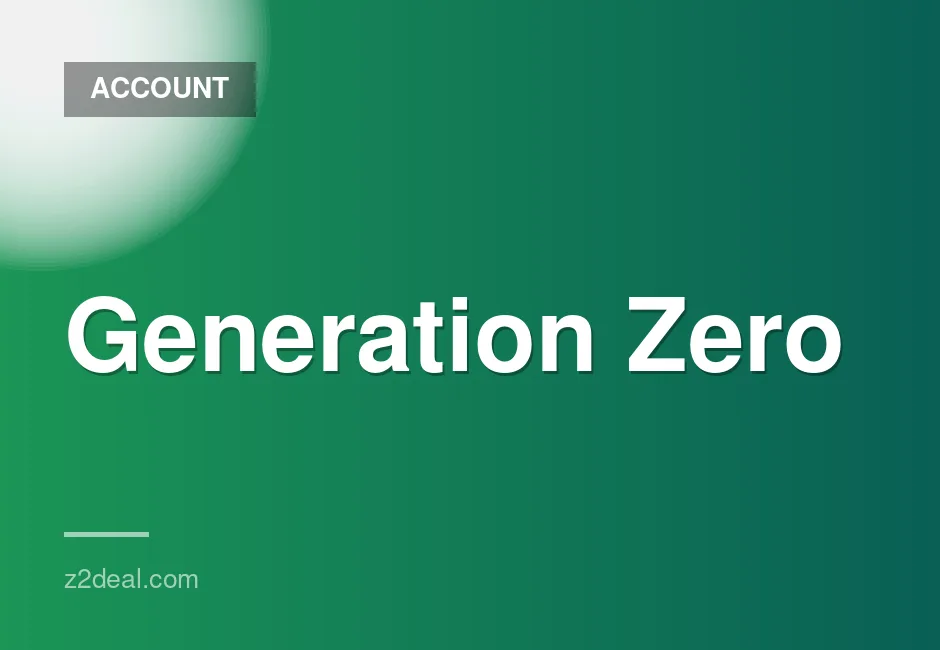 New Steam Account for Generation Zero with 0 Hours Played - Quick Delivery and Data Change Available