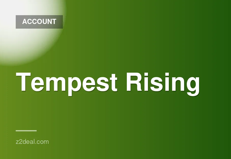 Tempest Rising Deluxe Edition Steam Account for Offline Play - Quick Delivery