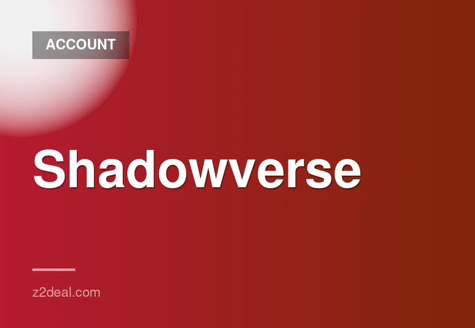 Shadowverse account with 240-260 card packs, 3800-5000 gold coins, and exclusive items