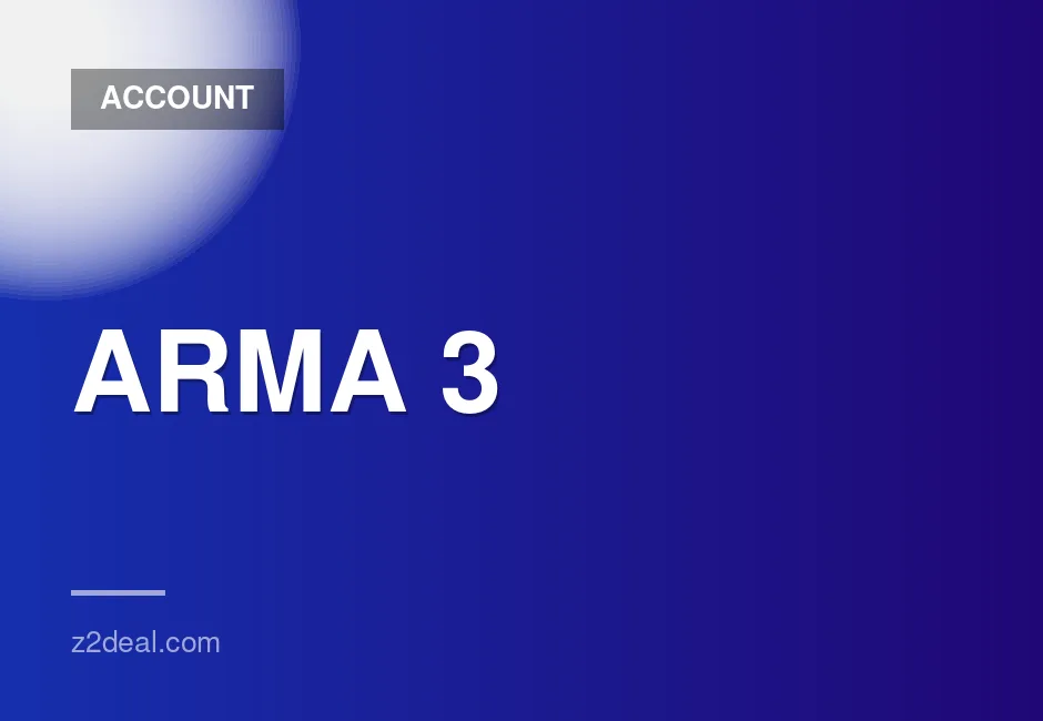 ARMA 3 Steam Account with 0 Hours Played, Data Changeable, Quick Delivery