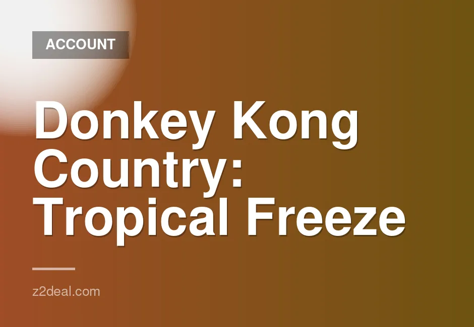 Donkey Kong Country: Tropical Freeze digital download for Nintendo Switch
