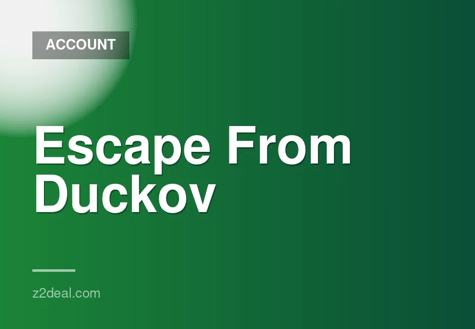 New Steam Account for Escape From Duckov - Zero Playtime, Data Changeable, Quick Delivery