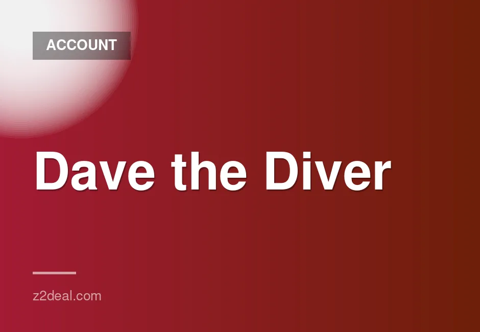 PS4 Dave the Diver K1 Account for Sale - Digital Game Access