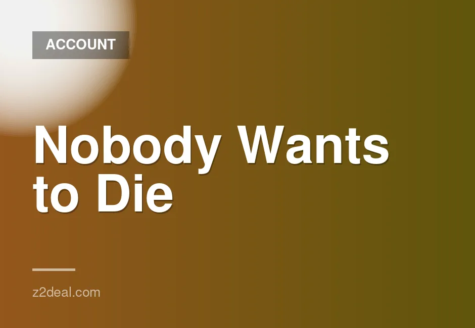 Global Steam Account for Nobody Wants to Die Game