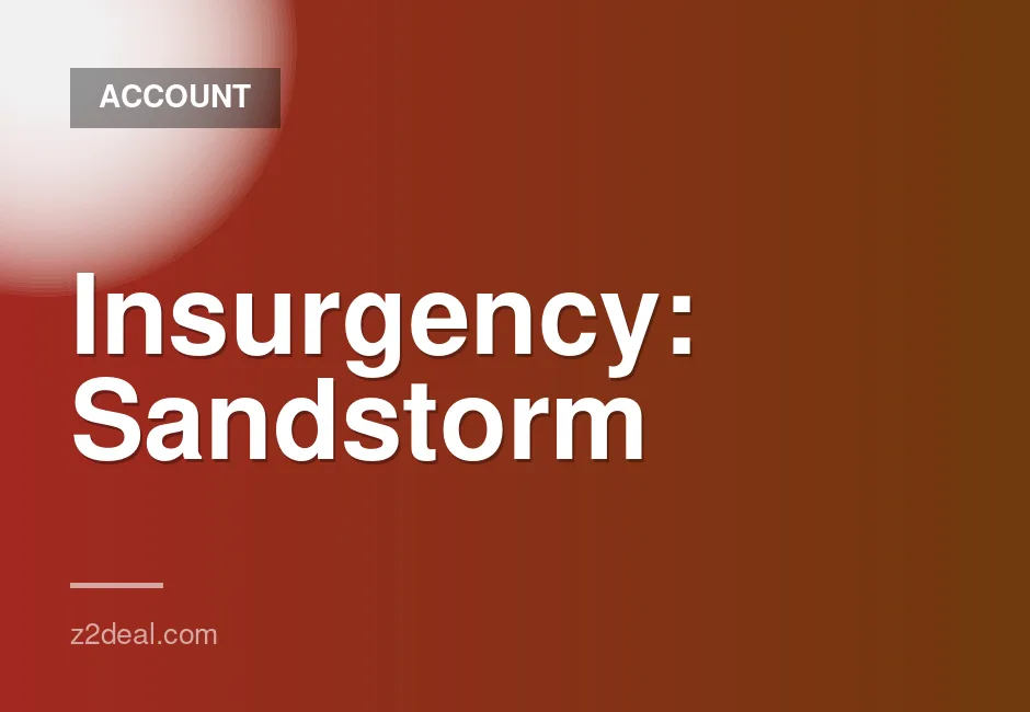 Insurgency: Sandstorm Steam Account with Email, Data Change, Full Access and Guarantee