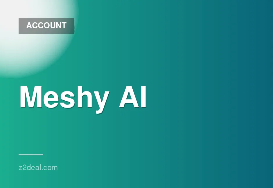 Meshy Pro Plan - 1100 Credits for 1 Month - Private Account Access