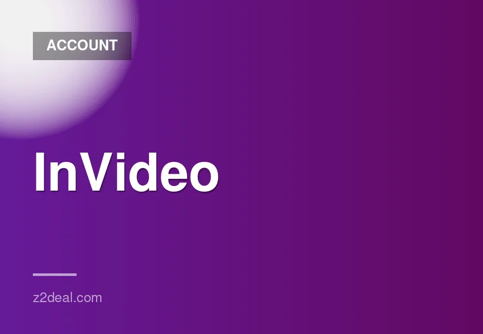 Unlimited InVideo Studio Plan Account for 1 Year with Fast Delivery