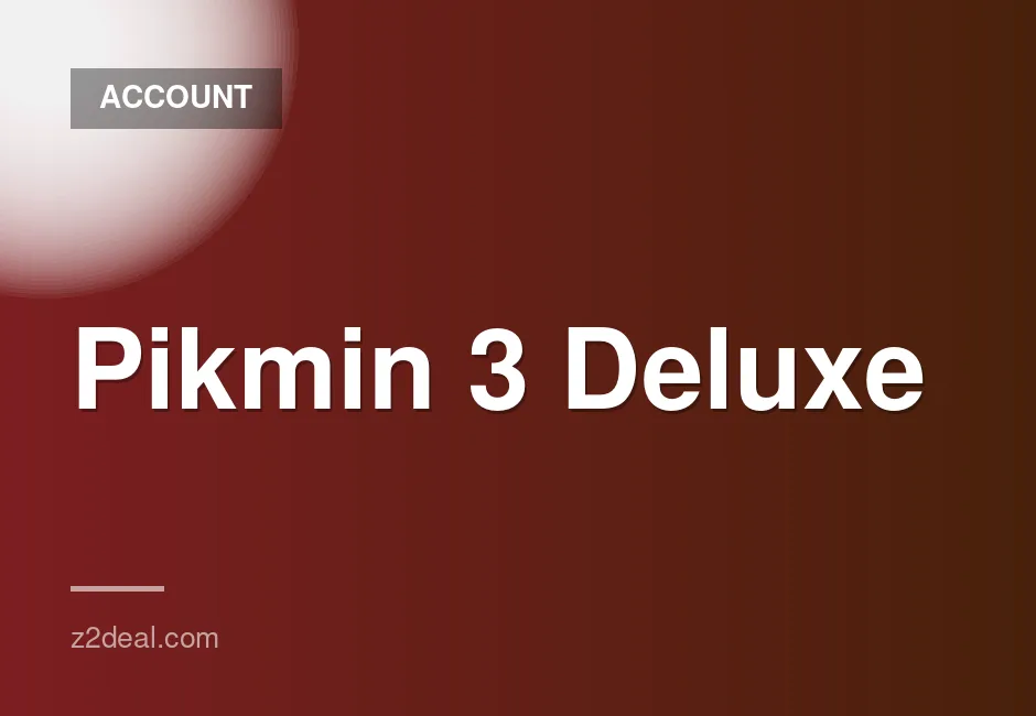 Pikmin 3 Deluxe digital download for Nintendo Switch with unique sub-number