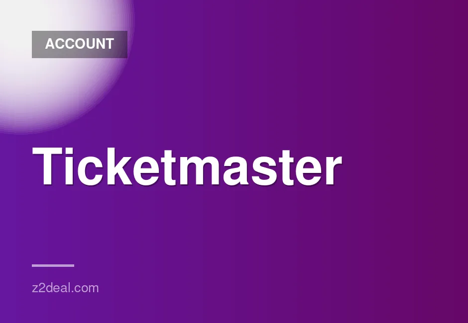Ticketmaster account with email access for 2020-2023, quick delivery included