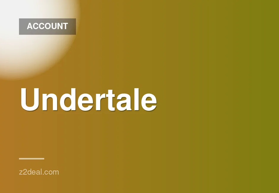 Undertale digital game for Nintendo Switch with sub-number access
