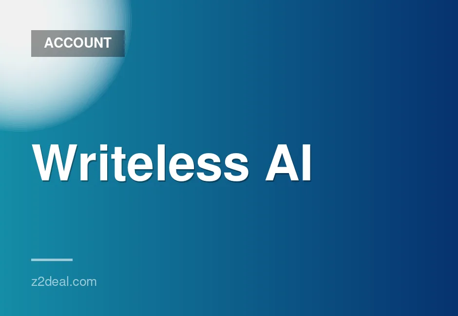 Writeless AI 1-Month Subscription for $24.99 with Full Warranty