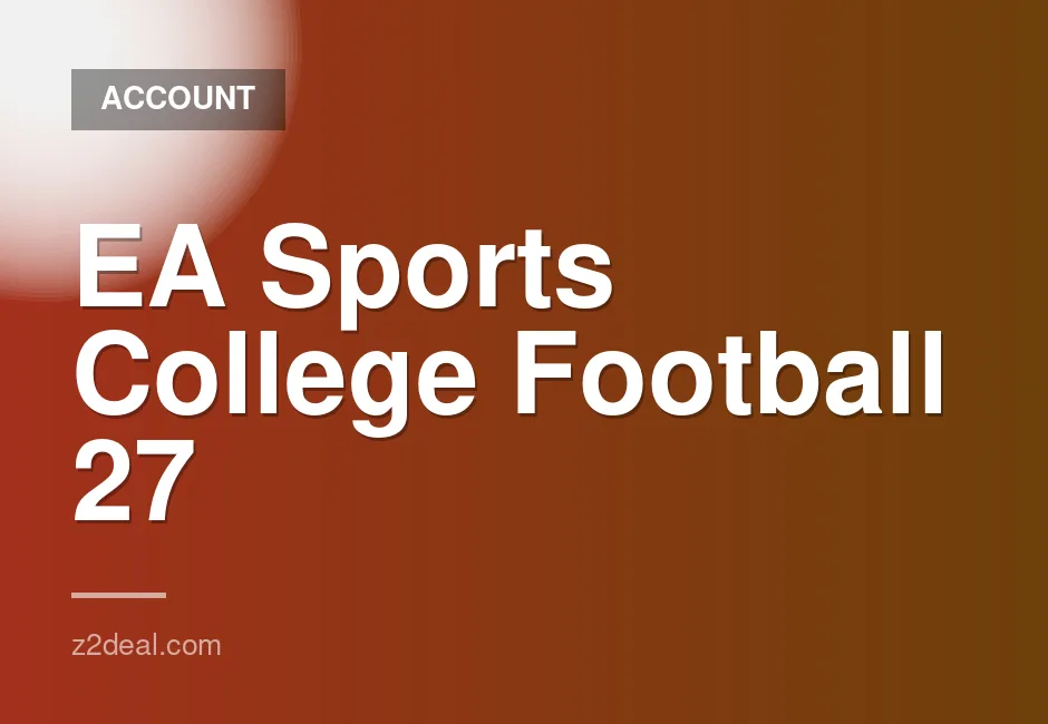PS5 K2 Account for EA Sports College Football 27 Standard Edition Digital Game
