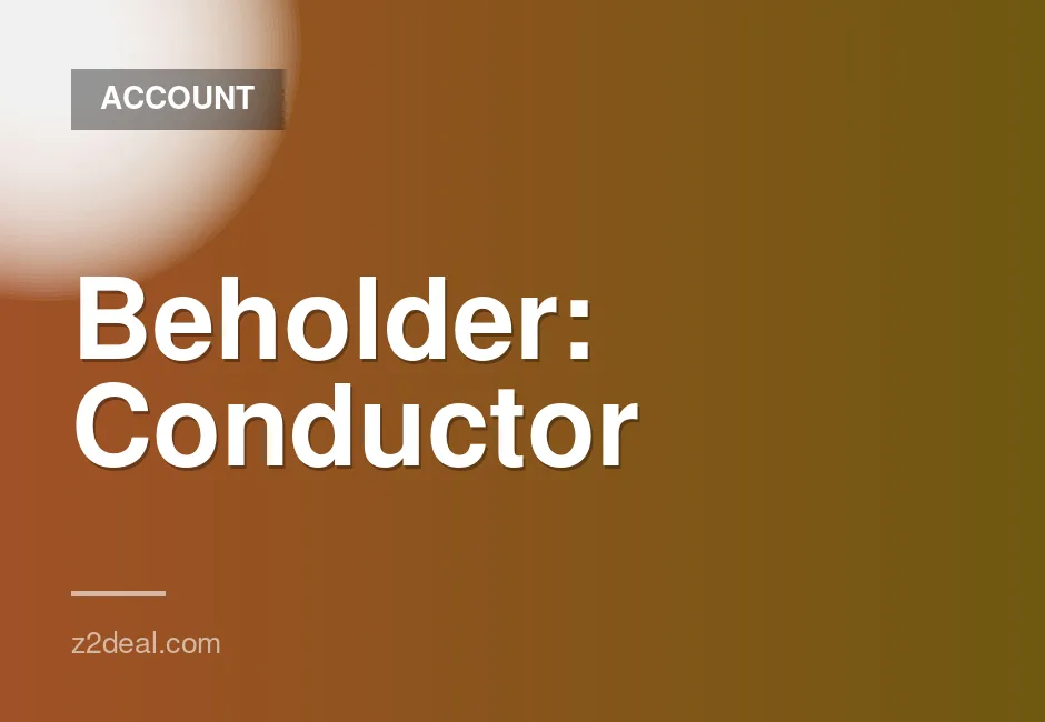 Beholder: Conductor digital game for Nintendo Switch with account details included