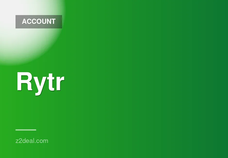Rytr Premium Account - 12 Month Access, Stable and Shared