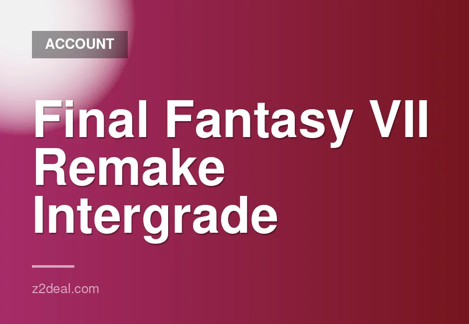 Final Fantasy VII Remake Intergrade Steam Account with Full Access and 2 Gifts