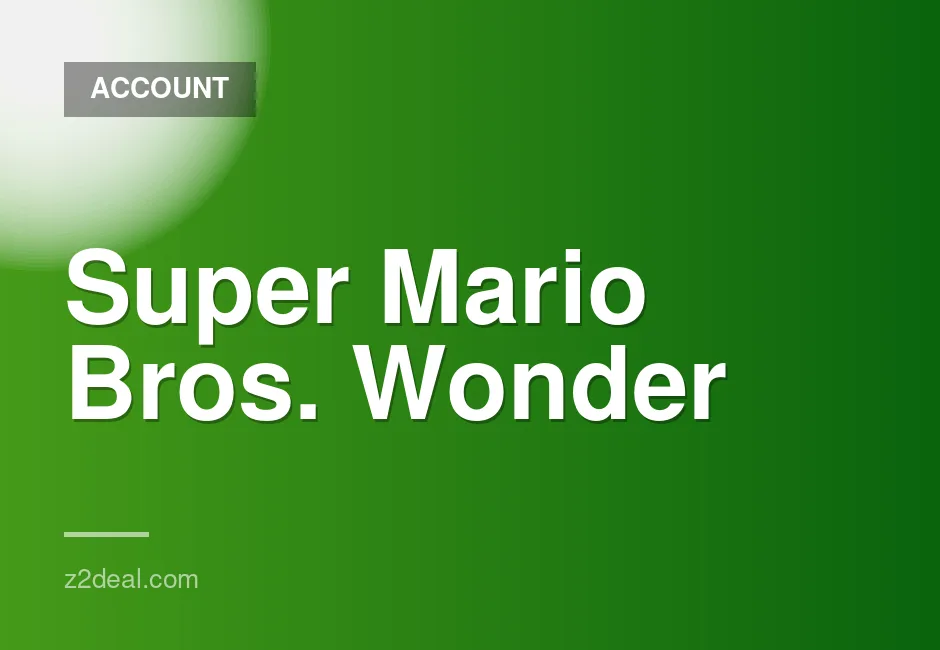 Super Mario Bros. Wonder Nintendo Switch 2 Digital Game Edition with Meetup in Bellabel Park