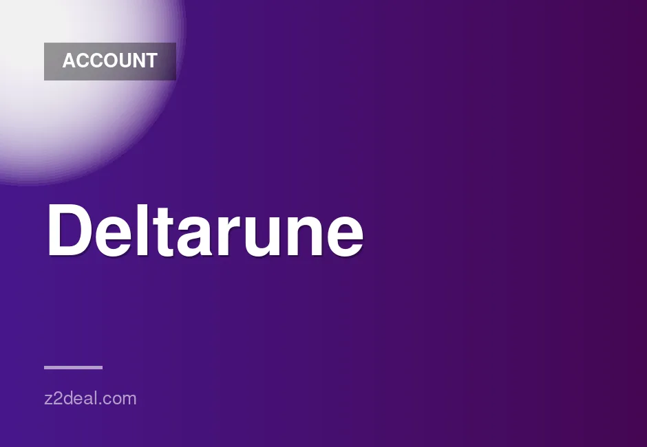 Deltarune Game Account for Sale - Secure buyer protection Marketplace