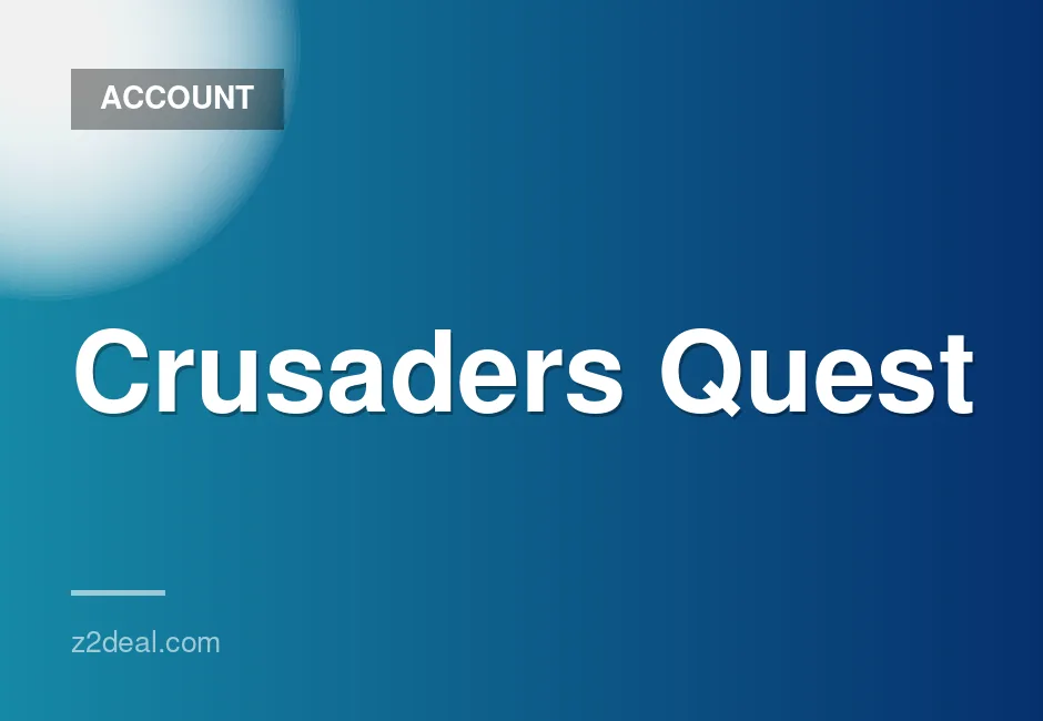 Global Crusaders Quest account with 700-750 diamonds, 8 characters, and 10-15 golden ticket heroes